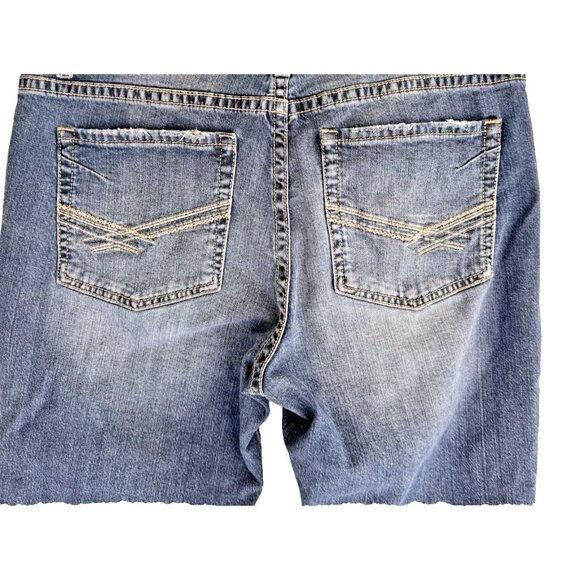 BKE Womens Capri Jeans 31 Gabby Stretch Curvy Fit Cuffable Denim From Buckle - Picture 4 of 7